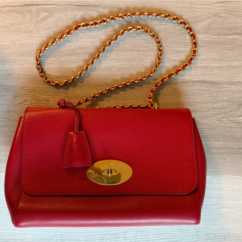 Mulberry – Medium Lily – Red –Authentic– Mint Condition
